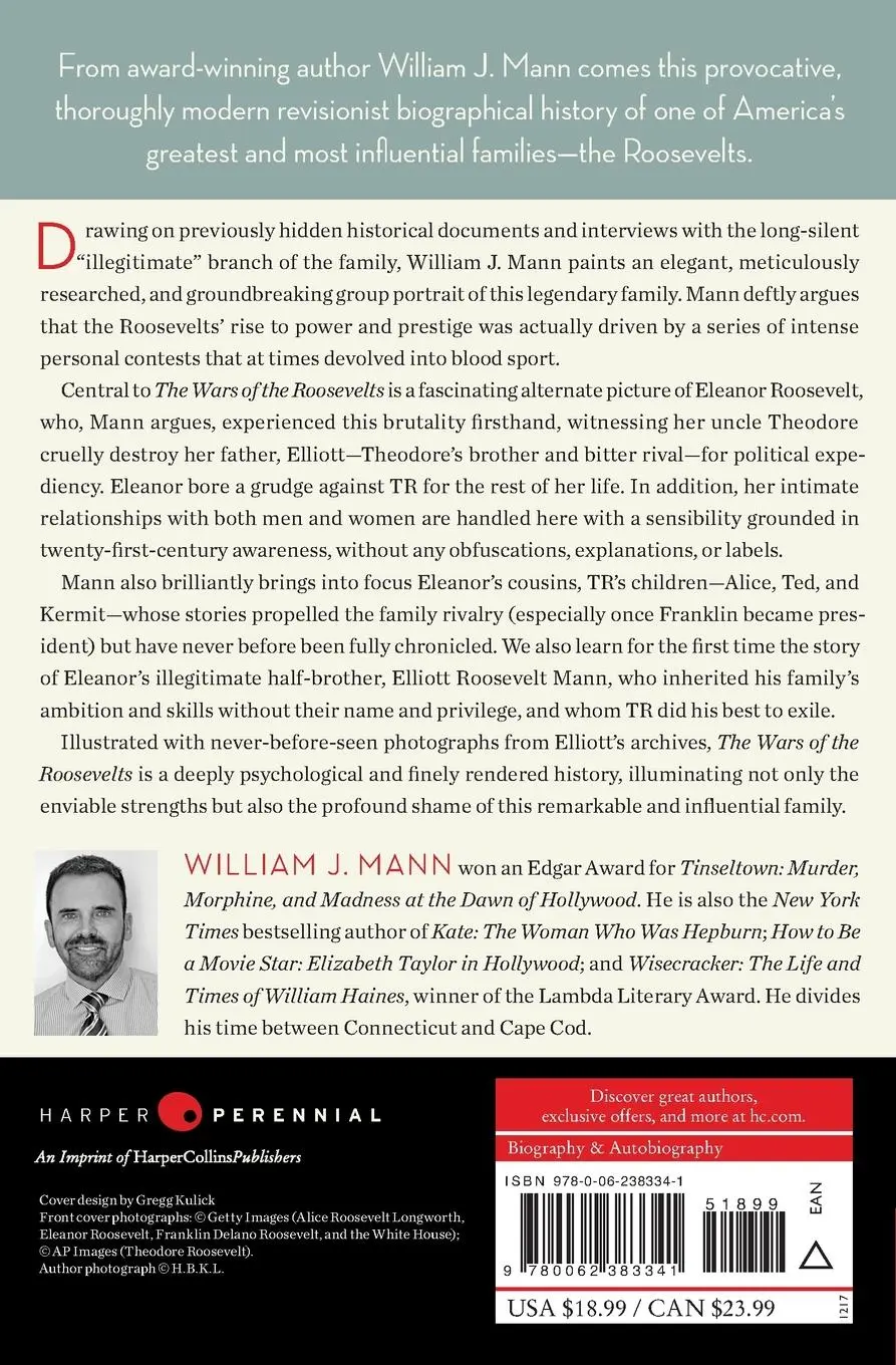 Rückseite: 9780062383341 | The Wars of the Roosevelts | William J Mann | Taschenbuch | Englisch