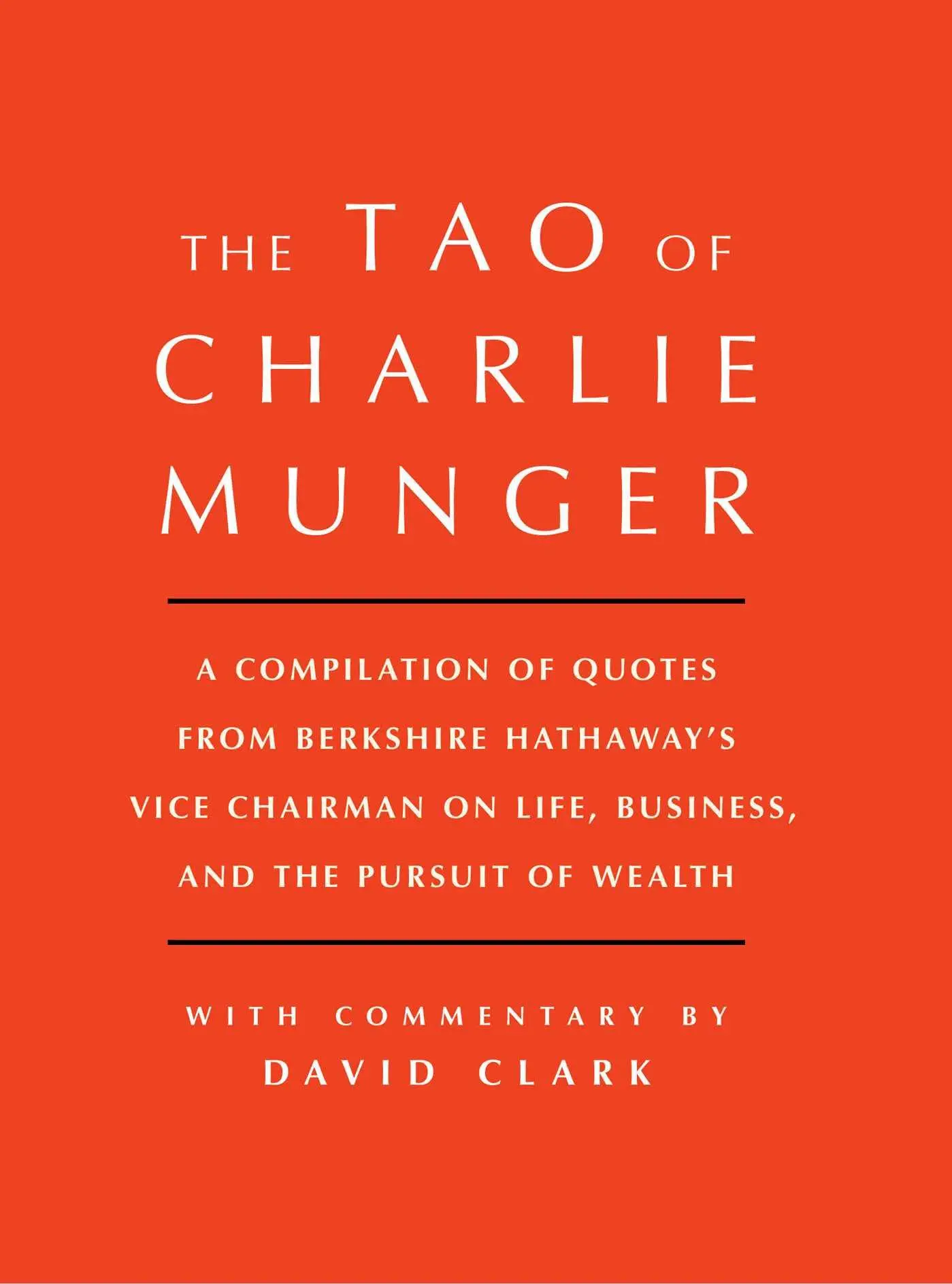 Cover: 9781501153341 | Tao of Charlie Munger | David Clark | Buch | Gebunden | Englisch