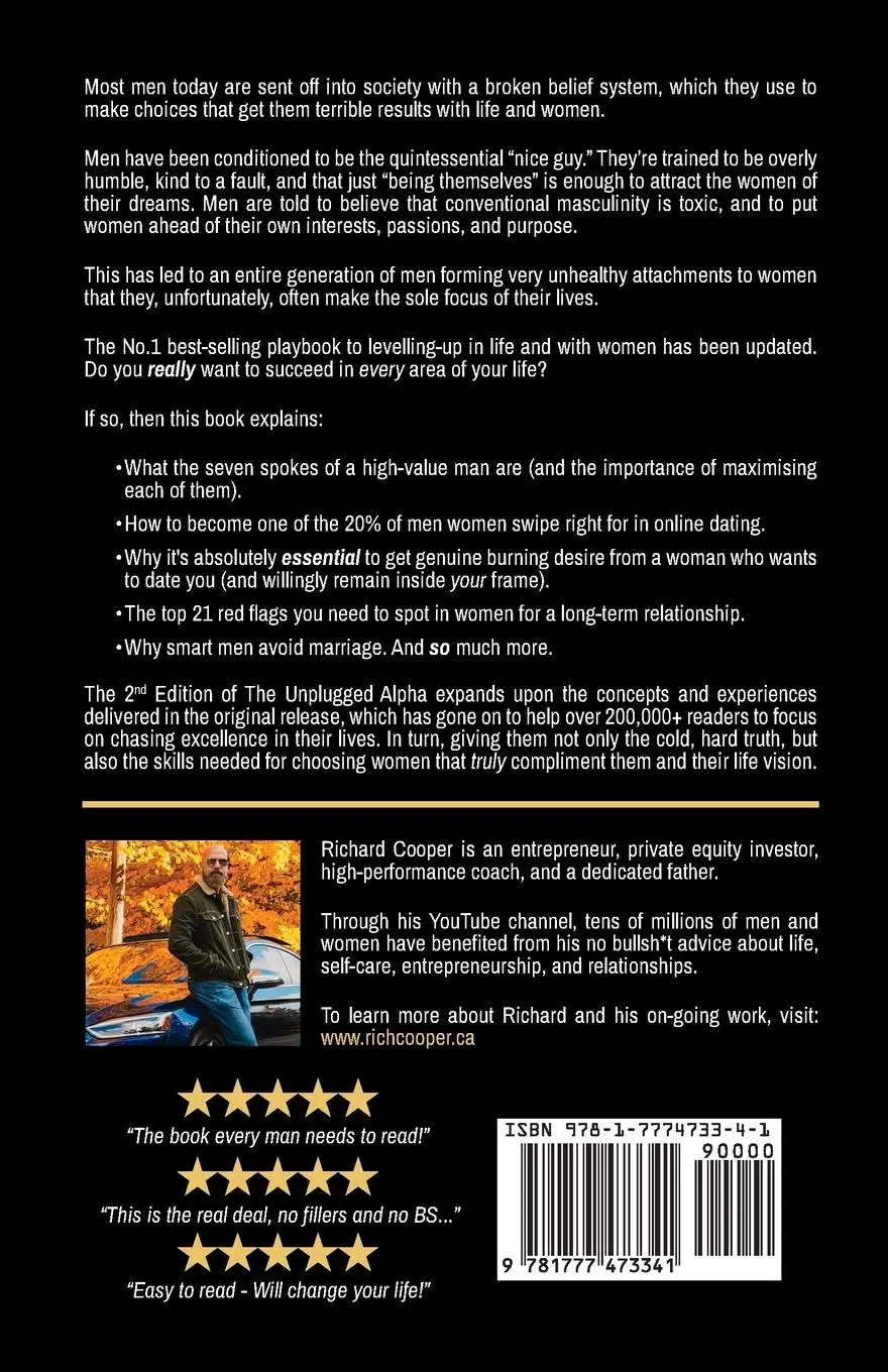 Rückseite: 9781777473341 | The Unplugged Alpha (2nd Edition) | Richard Cooper | Taschenbuch