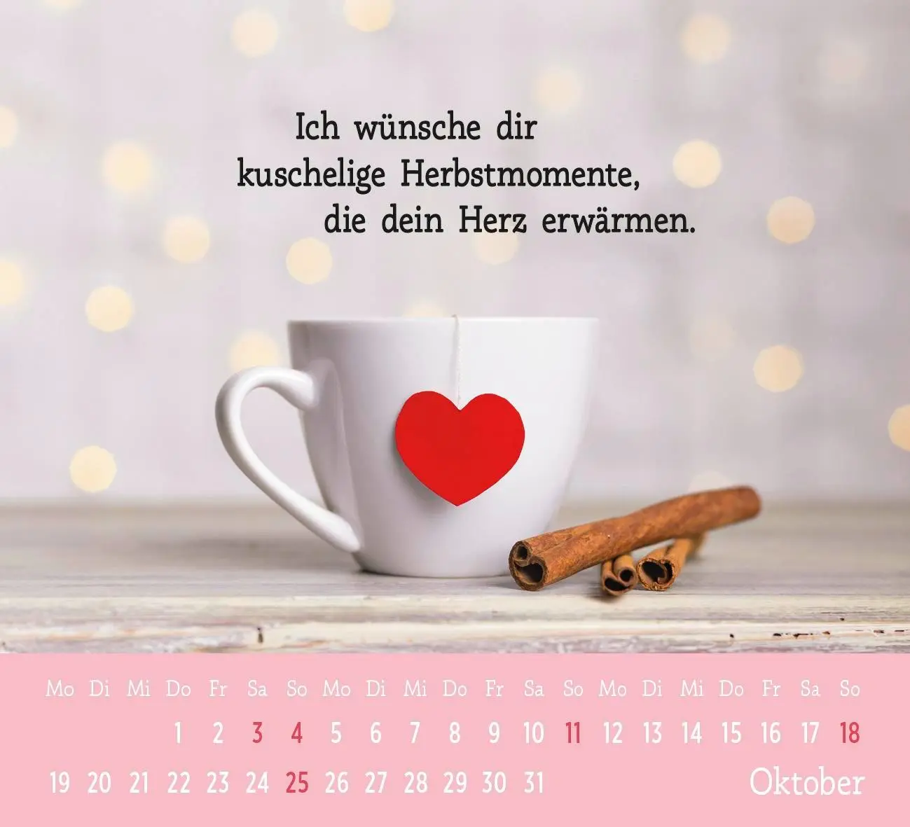 Bild: 4036442013441 | Mini-Kalender 2026: Der kleine Herzenswunschkalender | Groh Verlag