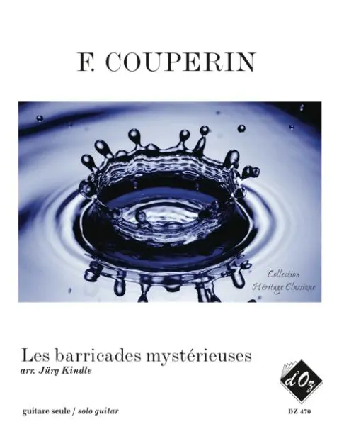Cover: 9782895003441 | Les barricades mystérieuses pour guitare | Francois *1668 Couperin