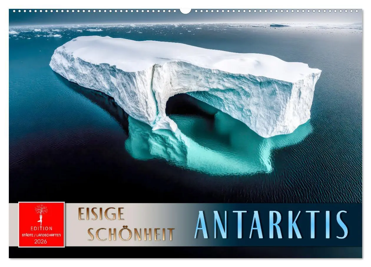 Cover: 9783457253441 | Antarktis - eisige Schönheit (Wandkalender 2026 DIN A2 quer),...
