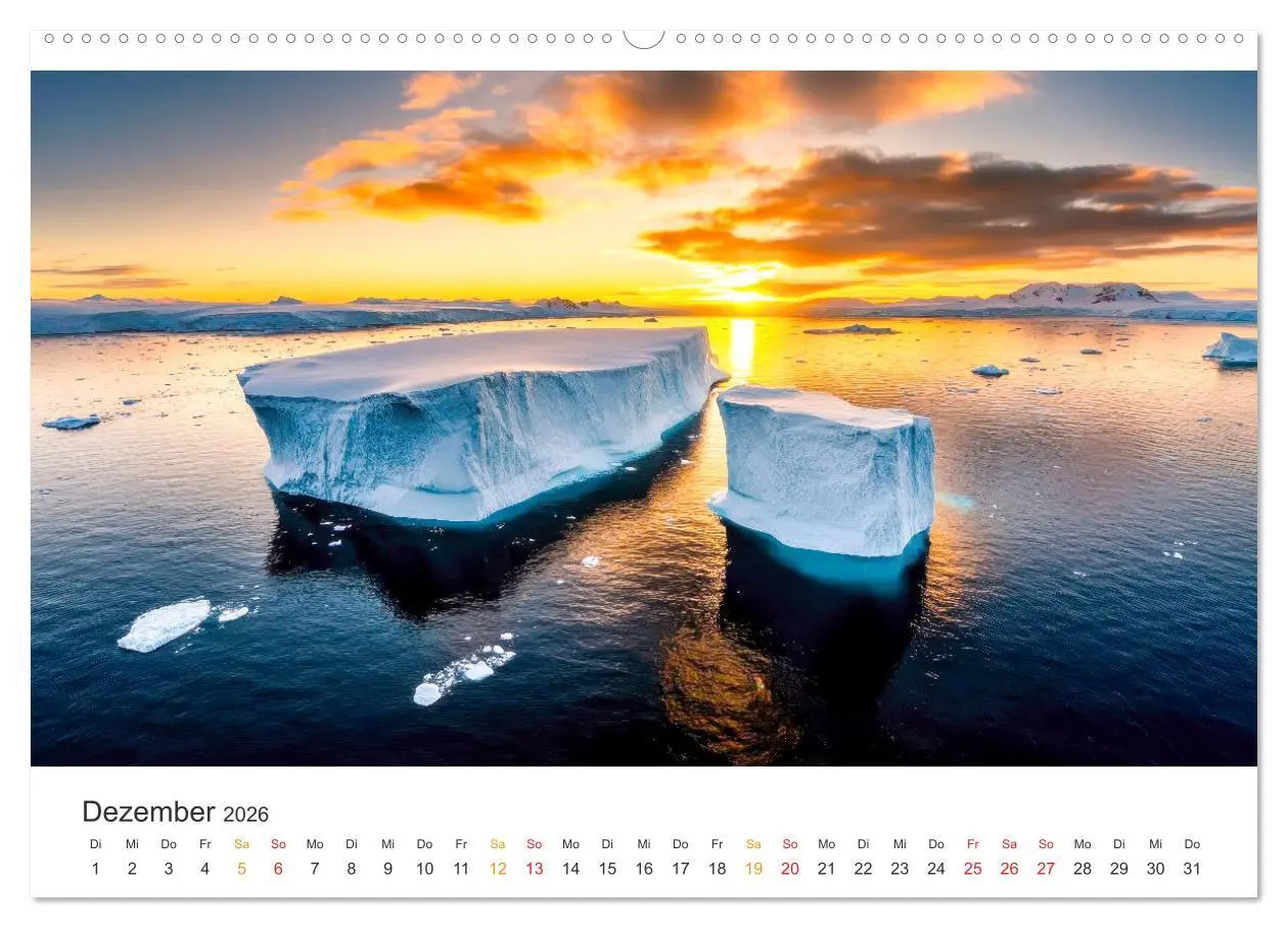 Bild: 9783457253441 | Antarktis - eisige Schönheit (Wandkalender 2026 DIN A2 quer),...