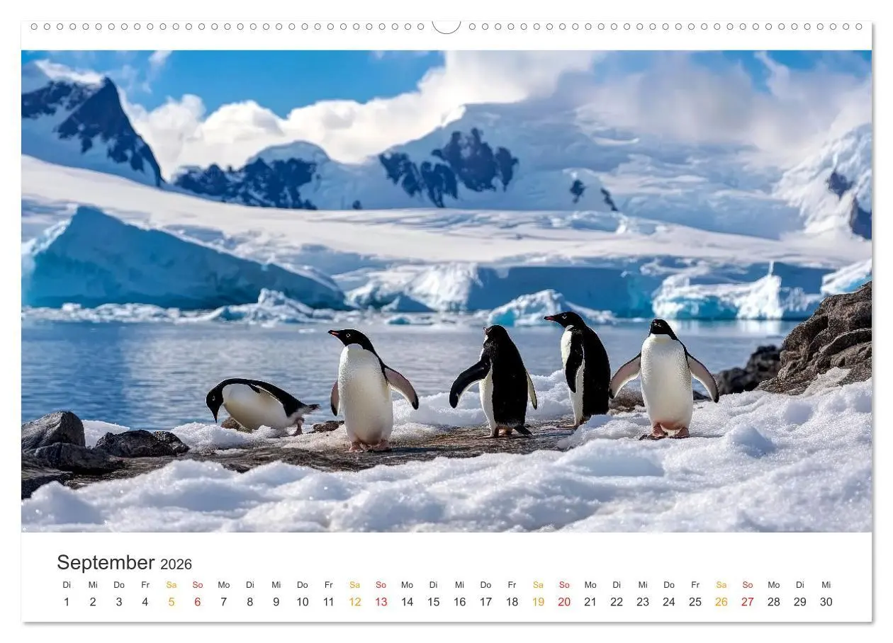Bild: 9783457253441 | Antarktis - eisige Schönheit (Wandkalender 2026 DIN A2 quer),...