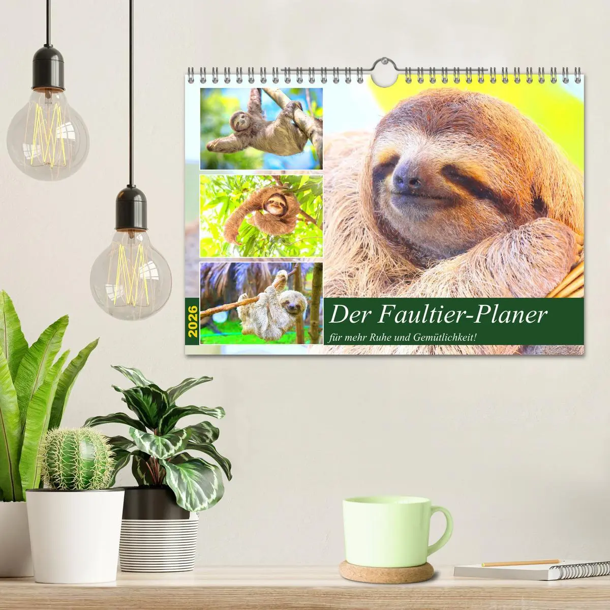 Bild: 9783457633441 | Der Faultier-Planer für mehr Ruhe und Gemütlichkeit! (Wandkalender...