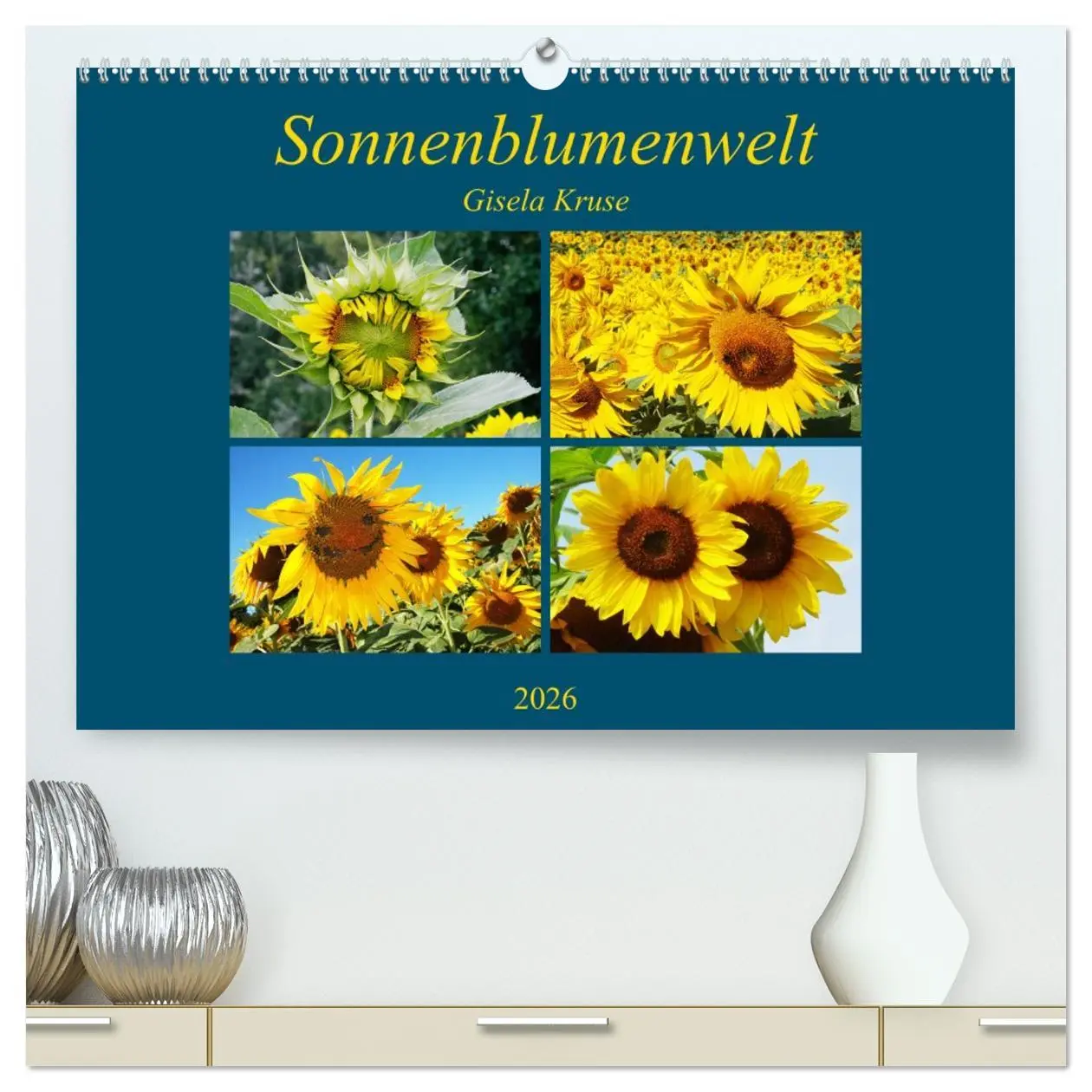 Cover: 9783457703441 | Sonnenblumenwelt (hochwertiger Premium Wandkalender 2026 DIN A2...