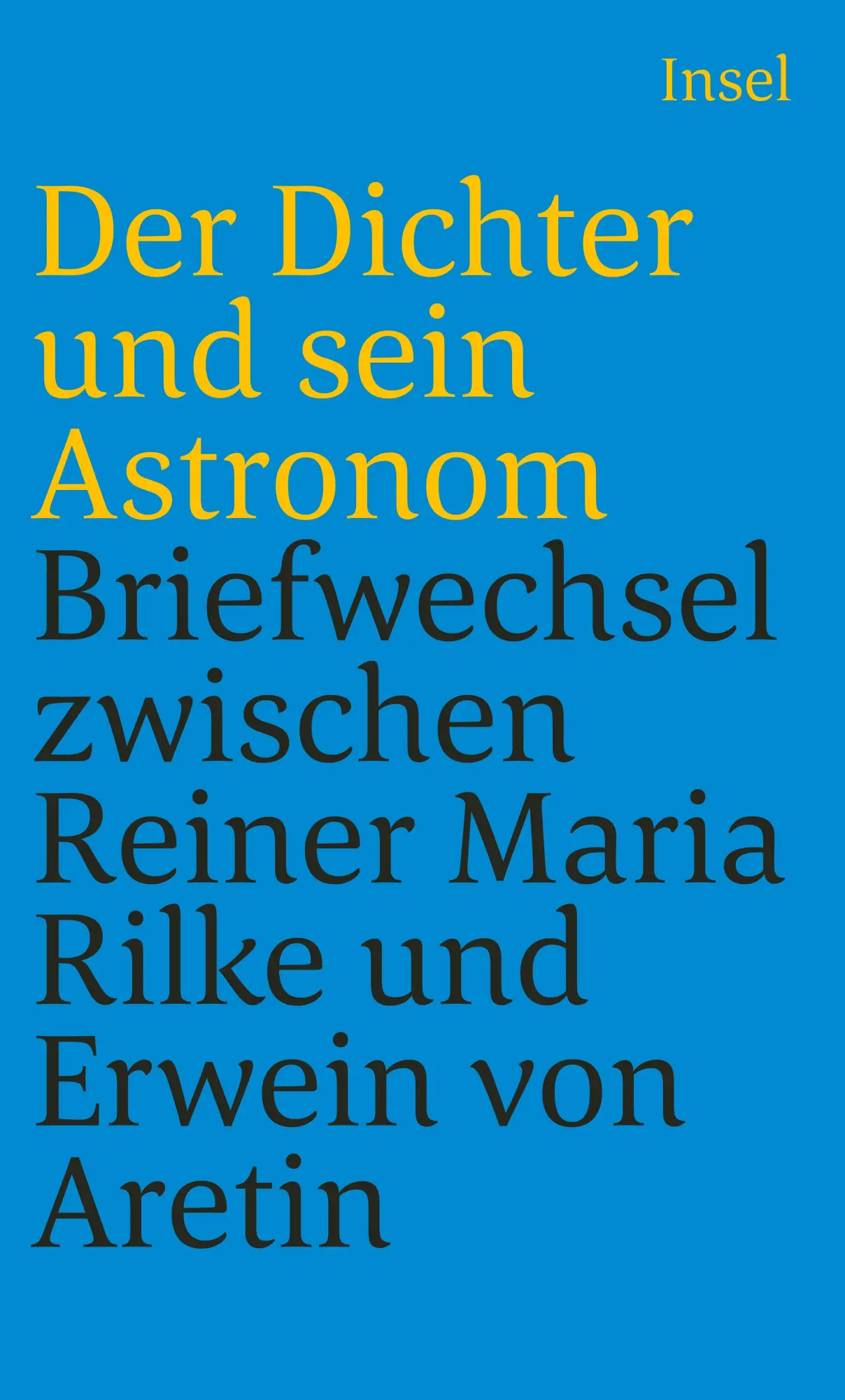 Cover: 9783458243441 | Der Dichter und sein Astronom | Rainer Maria Rilke (u. a.) | Buch