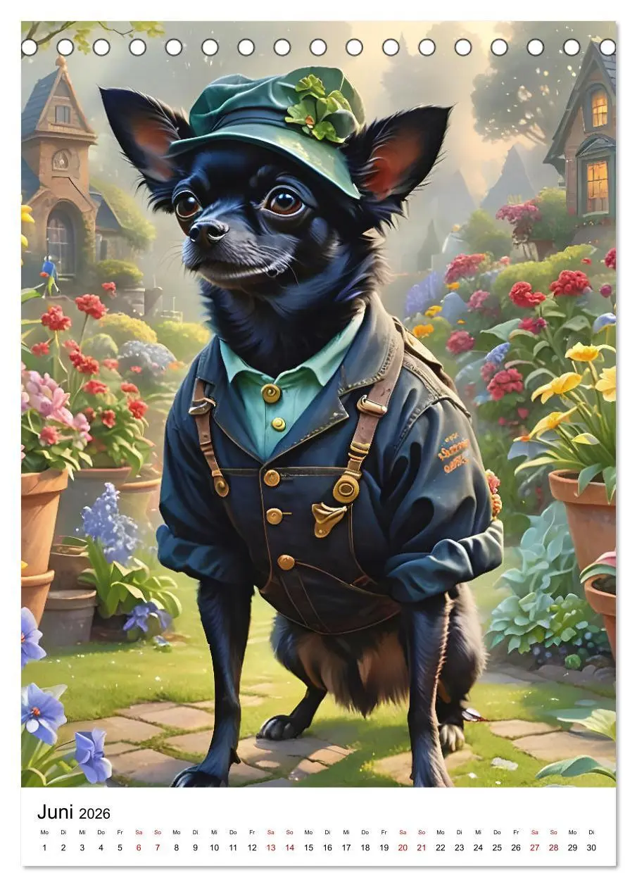 Bild: 9783516273441 | Chihuahua Karrieren (Tischkalender 2026 DIN A5 hoch), CALVENDO...