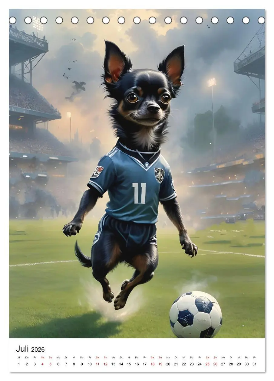 Bild: 9783516273441 | Chihuahua Karrieren (Tischkalender 2026 DIN A5 hoch), CALVENDO...