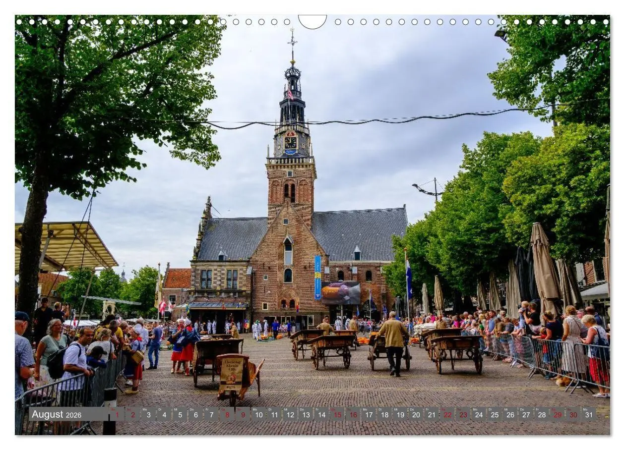 Bild: 9783516653441 | Ein Blick auf Alkmaar (Wandkalender 2026 DIN A3 quer), CALVENDO...