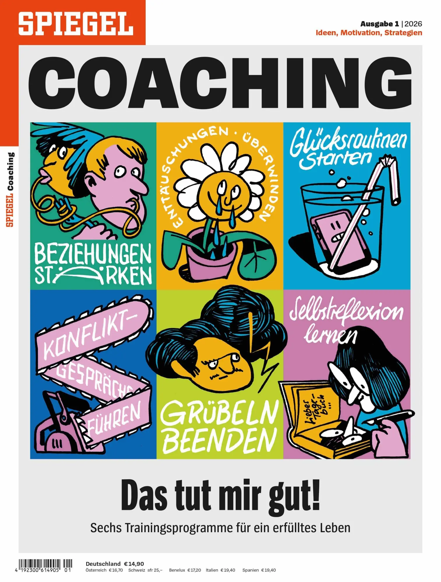 Cover: 9783877633441 | Das tut mir gut! | SPIEGEL COACHING | KG | Taschenbuch | 224 S. | 2026