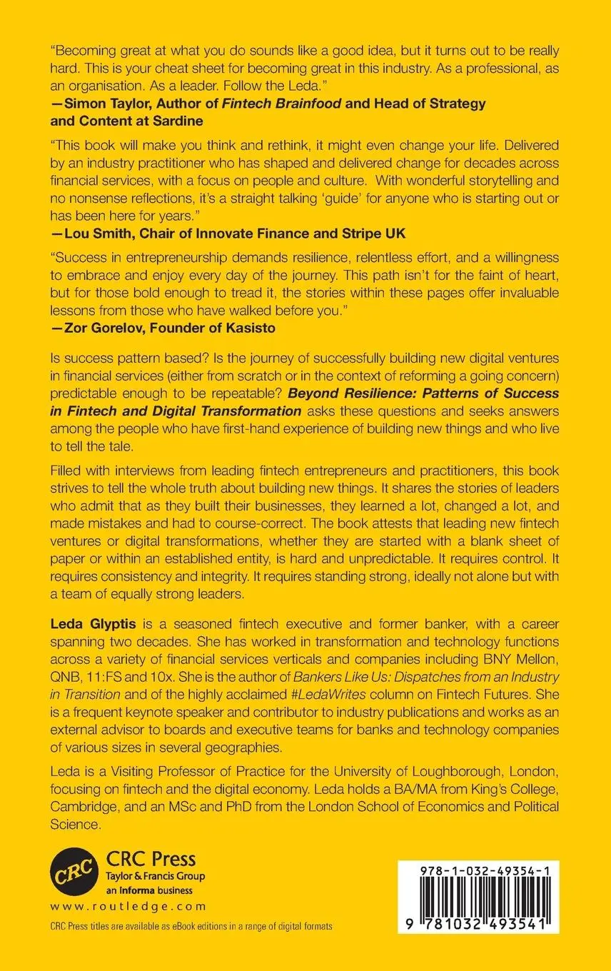 Rückseite: 9781032493541 | Beyond Resilience | Leda Glyptis | Buch | Einband - fest (Hardcover)