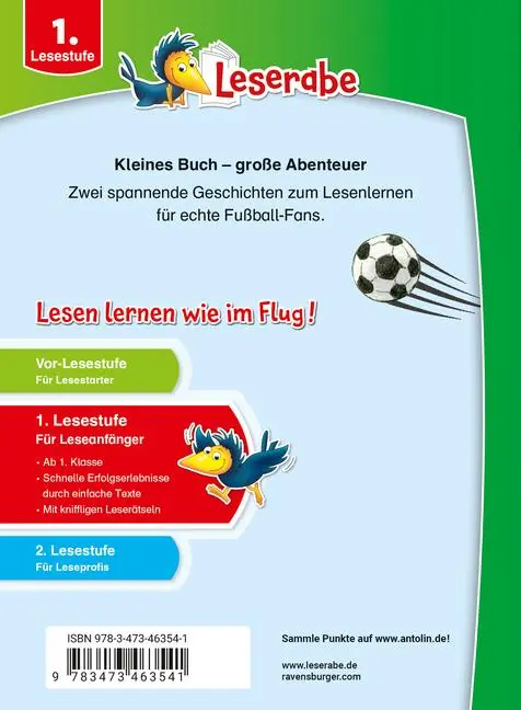 Bild: 9783473463541 | Leserabe Sonderausgaben - Erstlesegeschichten - Fußball | Ondracek