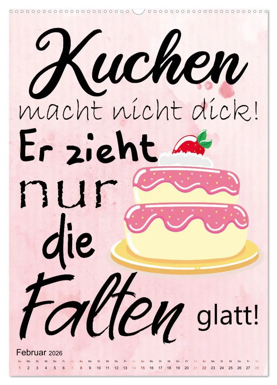 Bild: 9783516333541 | Bäckersprüche (Wandkalender 2026 DIN A2 hoch), CALVENDO Monatskalender