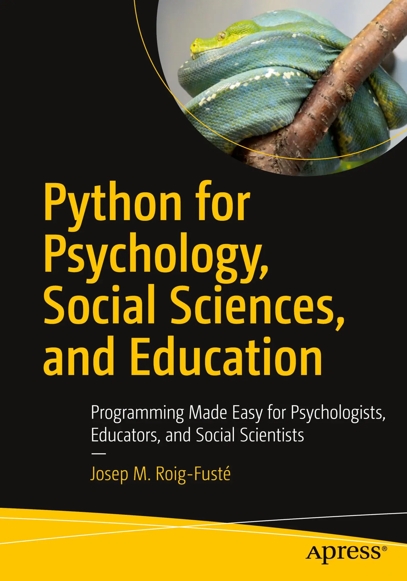 Cover: 9798868823541 | Python for Psychology, Social Sciences, and Education | Roig-Fusté