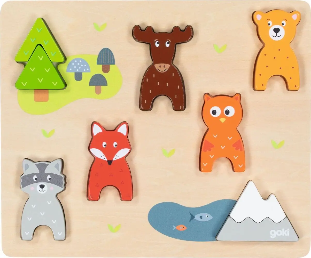 Bild: 4013594573641 | Einlegepuzzle Waldtiere | Spiel | Folie | 57364 | Deutsch | 2025