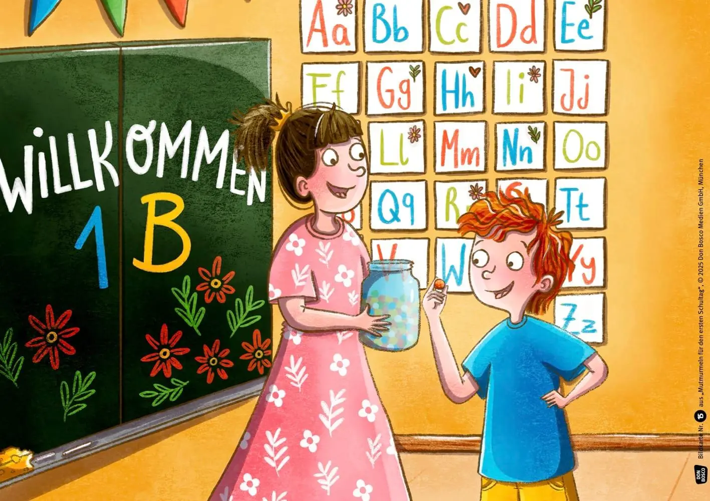 Bild: 4260694923641 | Mutmurmeln für den ersten Schultag. Kamishibai Bildkartenset | Welk