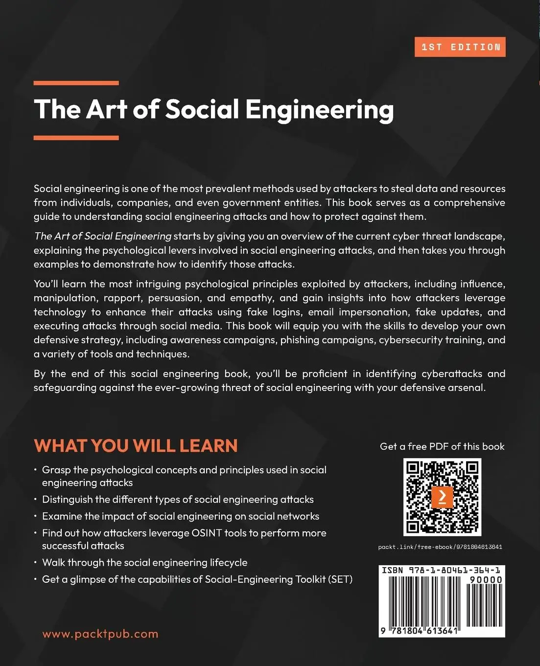 Rückseite: 9781804613641 | The Art of Social Engineering | Cesar Bravo (u. a.) | Taschenbuch