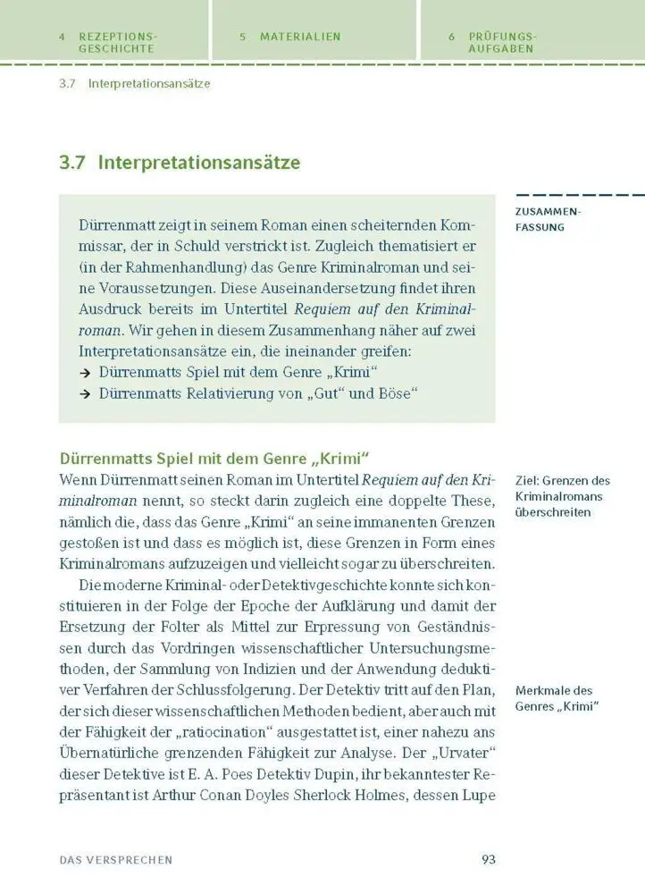 Bild: 9783129303641 | Das Versprechen von Friedrich Dürrenmatt | Friedrich Dürrenmatt | Buch