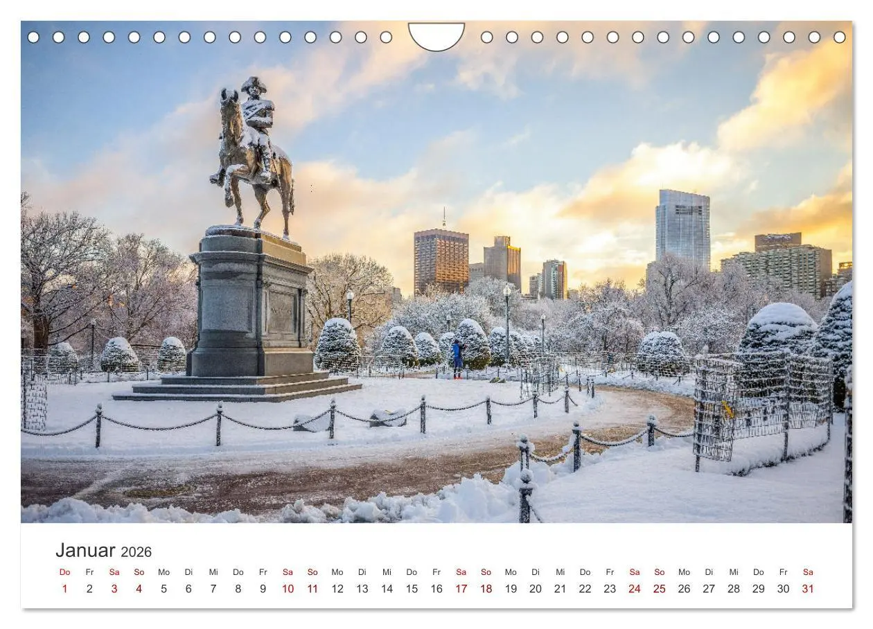 Bild: 9783457613641 | Boston - The Hub of the Universe (Wandkalender 2026 DIN A4 quer),...