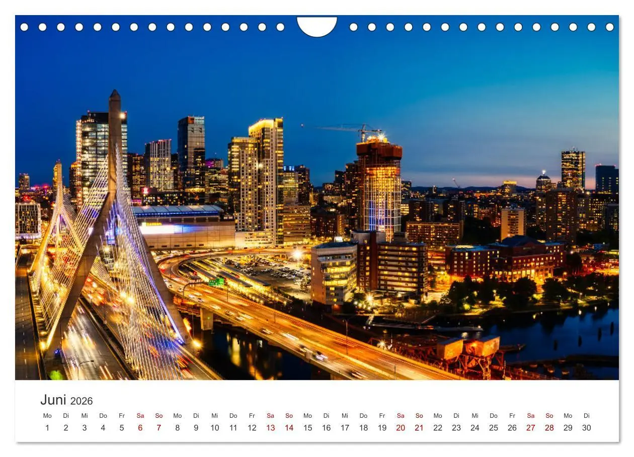 Bild: 9783457613641 | Boston - The Hub of the Universe (Wandkalender 2026 DIN A4 quer),...