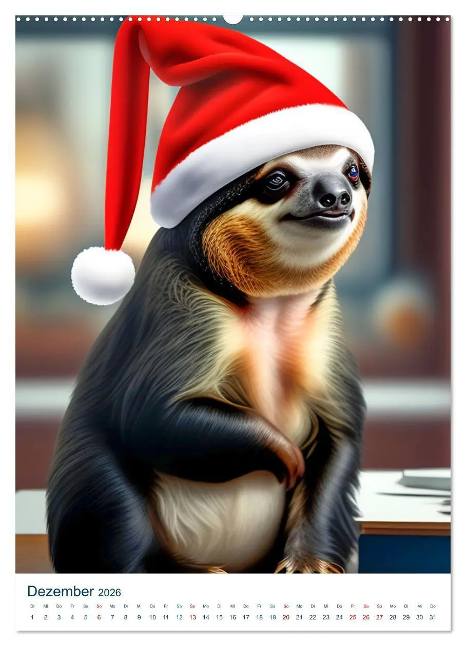 Bild: 9783516323641 | Tiere in lustigen Posen (hochwertiger Premium Wandkalender 2026 DIN...