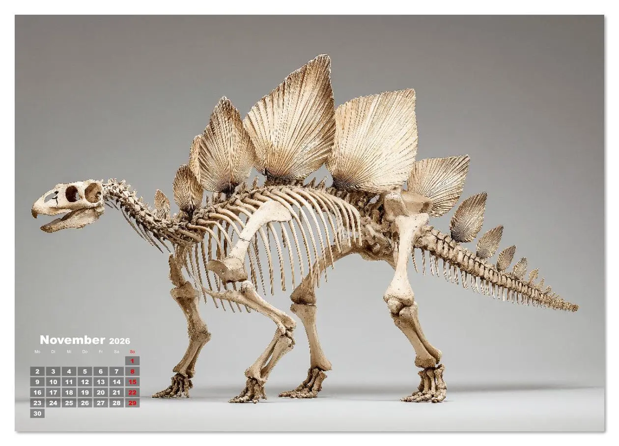 Bild: 9783516633641 | Knochen der Giganten - Dinosaurier im Porträt (Wandkalender 2026...