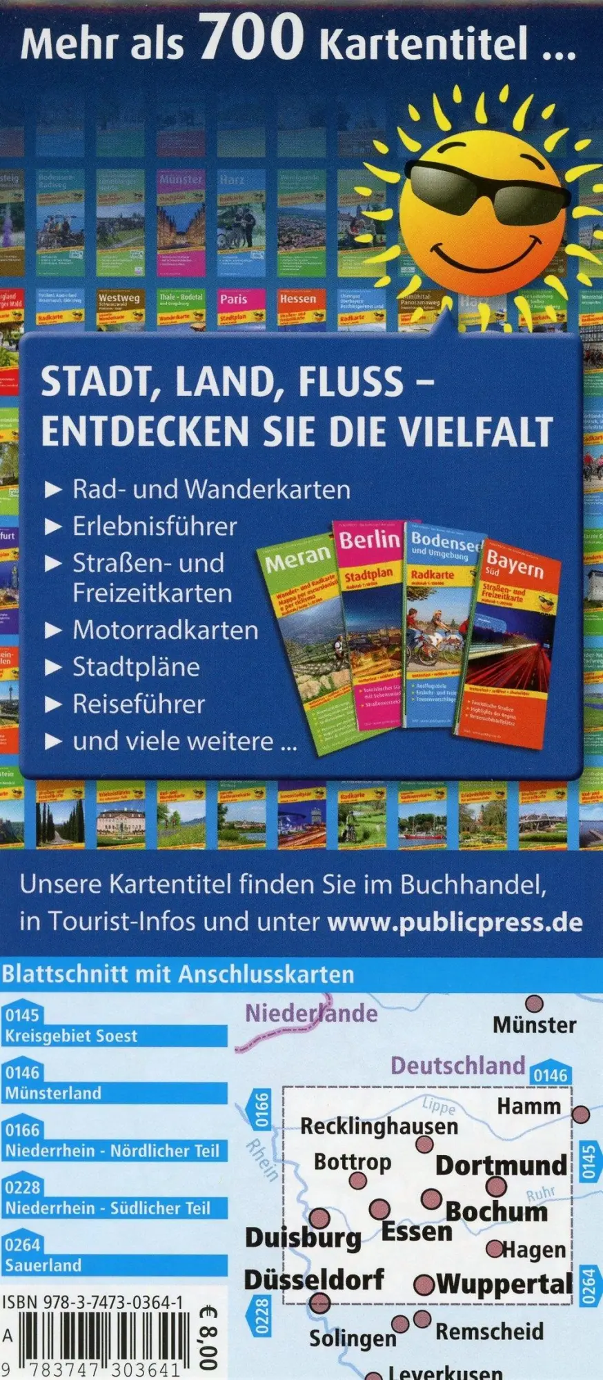 Bild: 9783747303641 | Ruhrgebiet 1:100 000 | (Land-)Karte | Radkarte | Deutsch | 2018