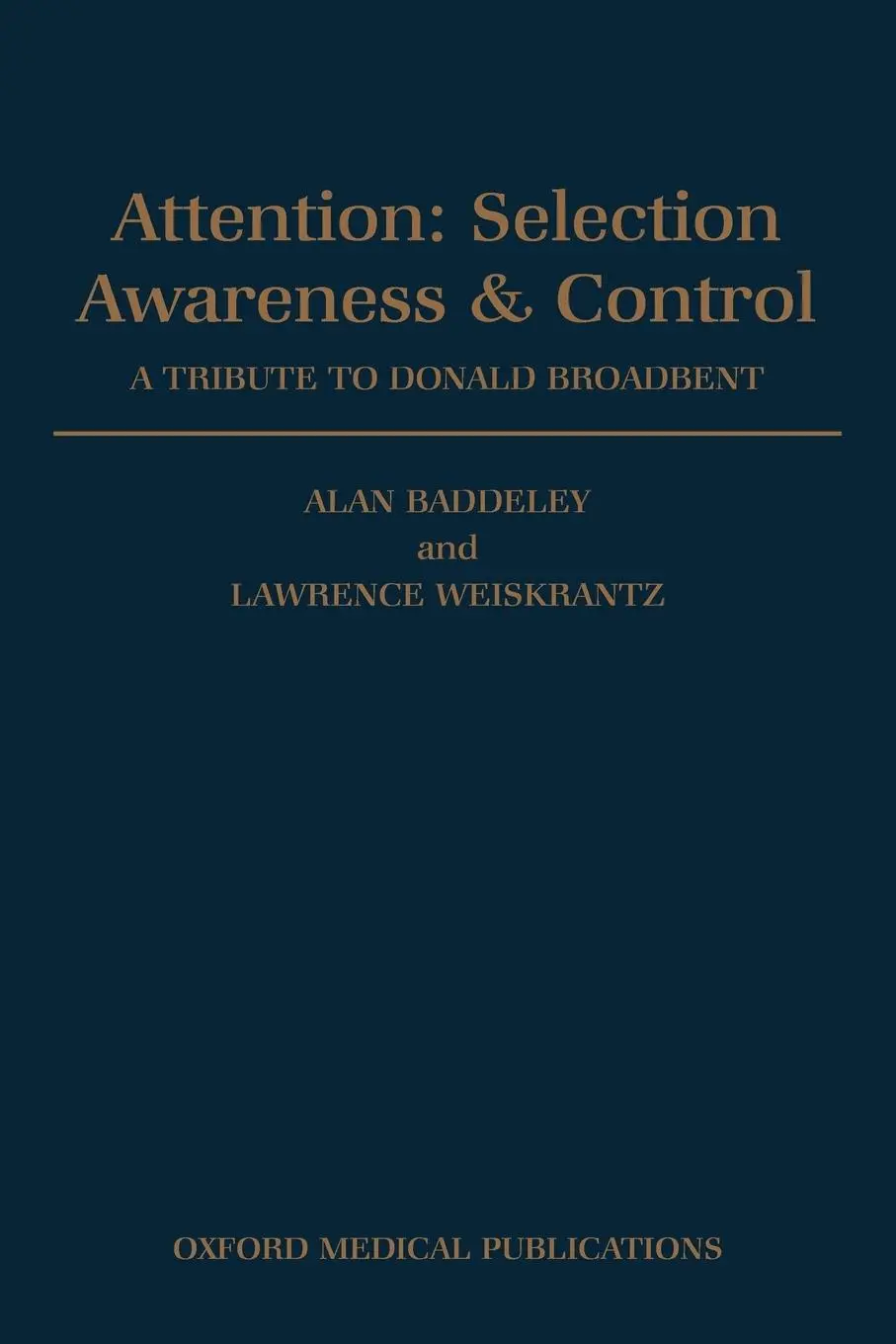 Cover: 9780198523741 | Attention | A. D. Baddeley | Taschenbuch | Englisch | 1995