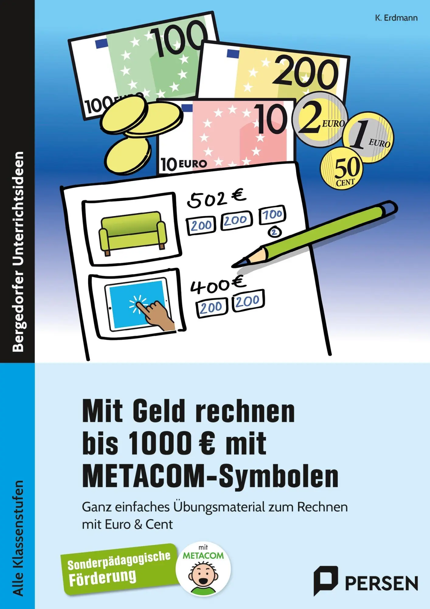 Cover: 9783403213741 | Mit Geld rechnen bis 1000 Euro mit METACOM-Symbolen | K. Erdmann