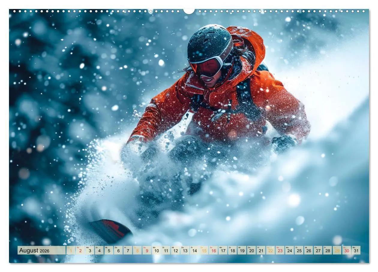 Bild: 9783457463741 | Snowboarden - tolle Momente (hochwertiger Premium Wandkalender 2026...