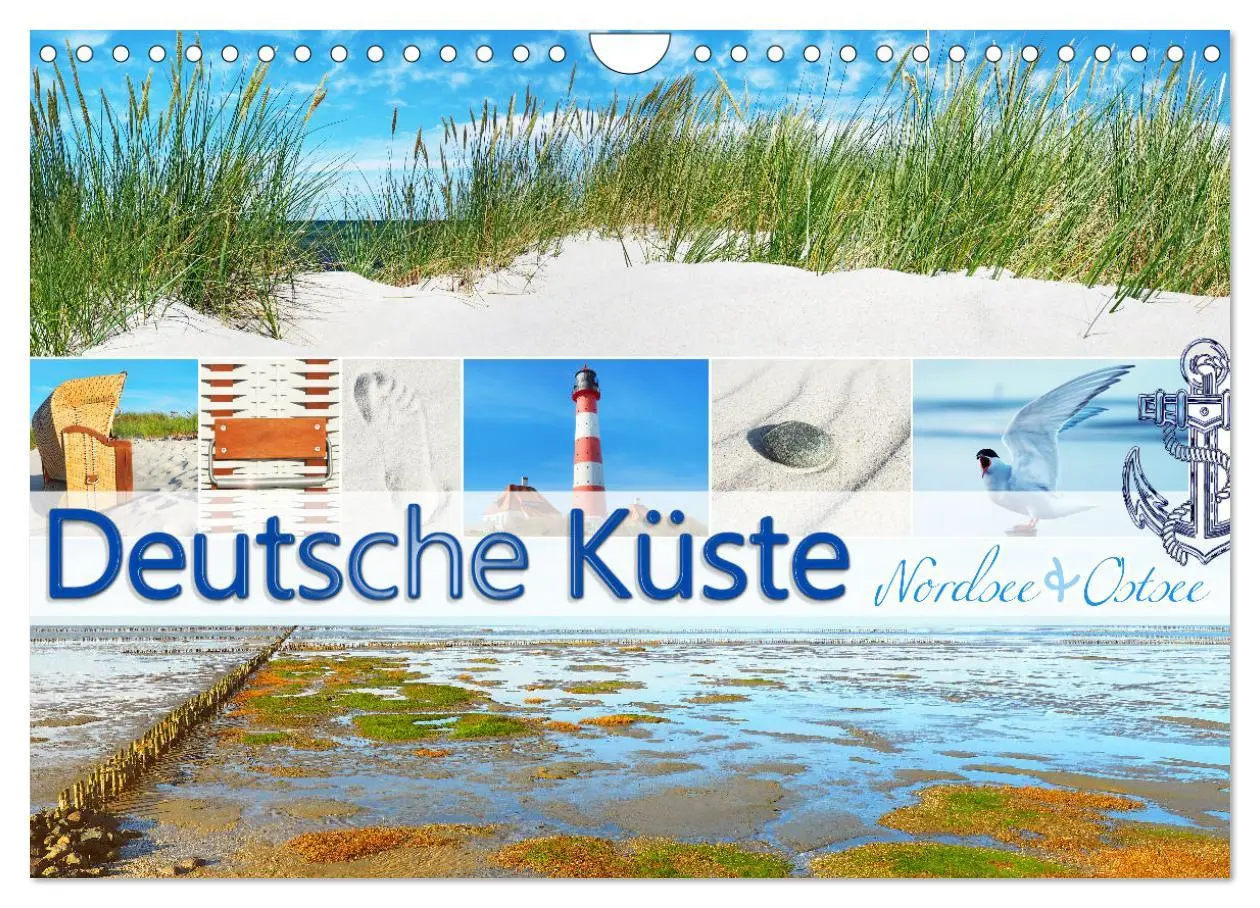 Cover: 9783457913741 | Deutsche Küste - Nordsee und Ostsee (Wandkalender 2026 DIN A4...