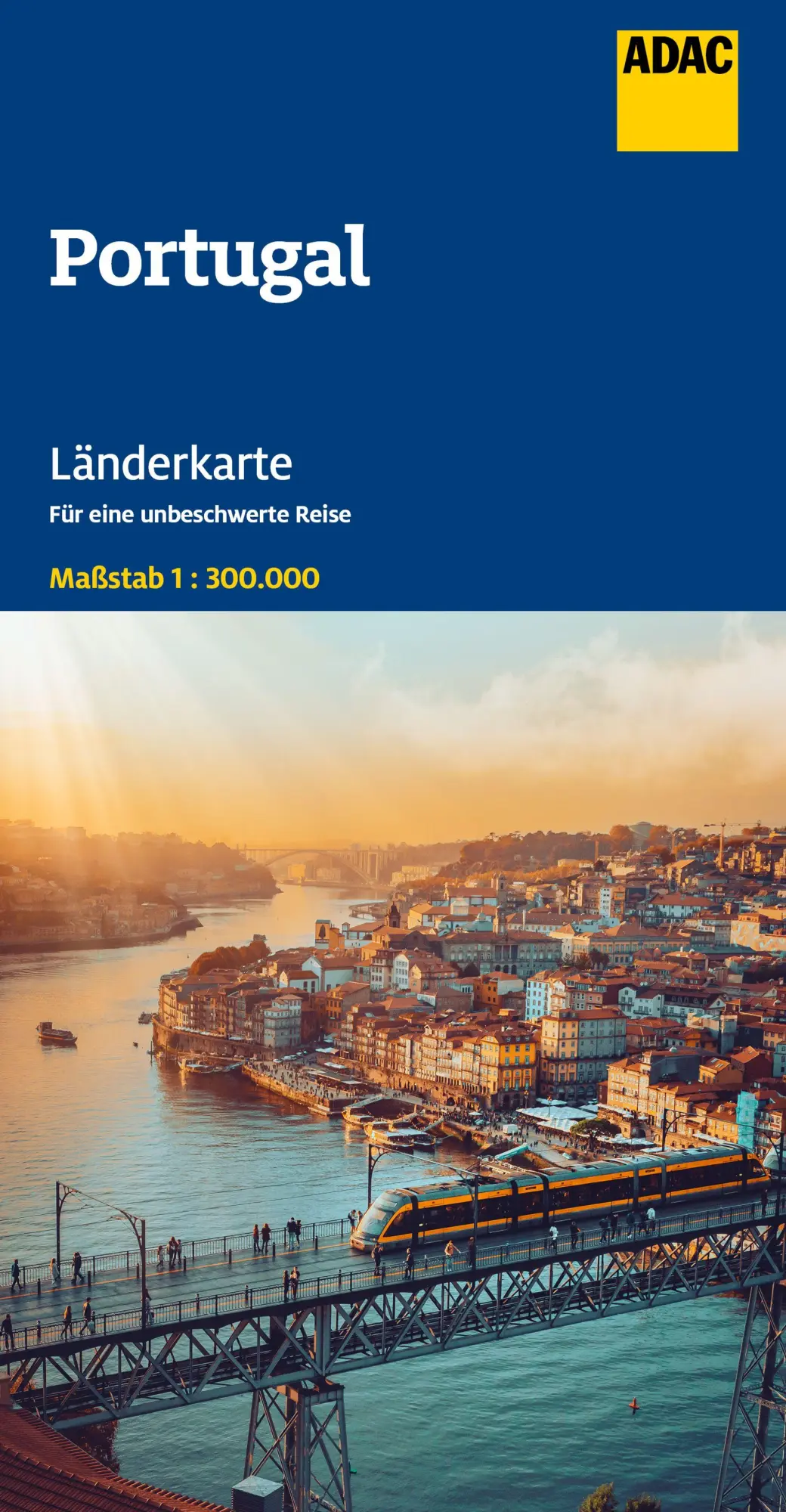 Cover: 9783826423741 | ADAC Länderkarte Portugal 1:300.000 | Straßenkarte und Autokarte