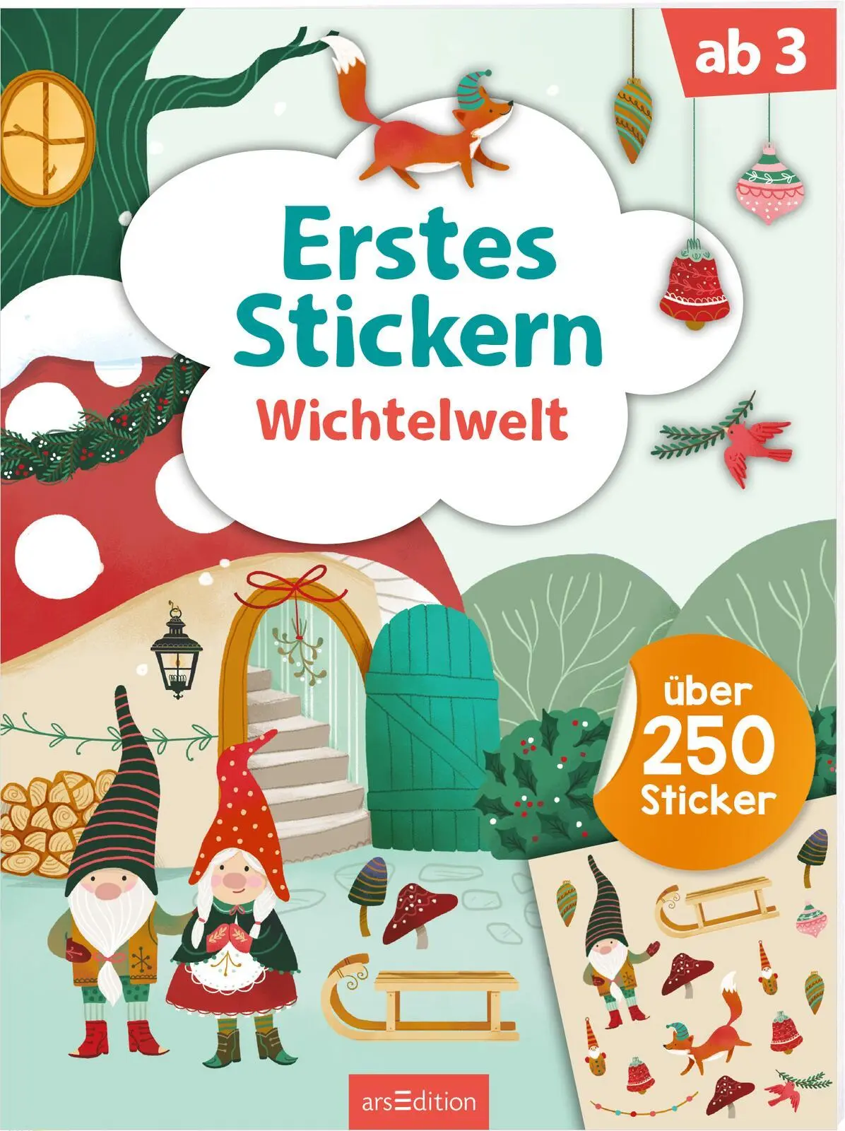 Cover: 9783845853741 | Erstes Stickern - Wichtelwelt | Über 250 Sticker | Laura Rosendorfer