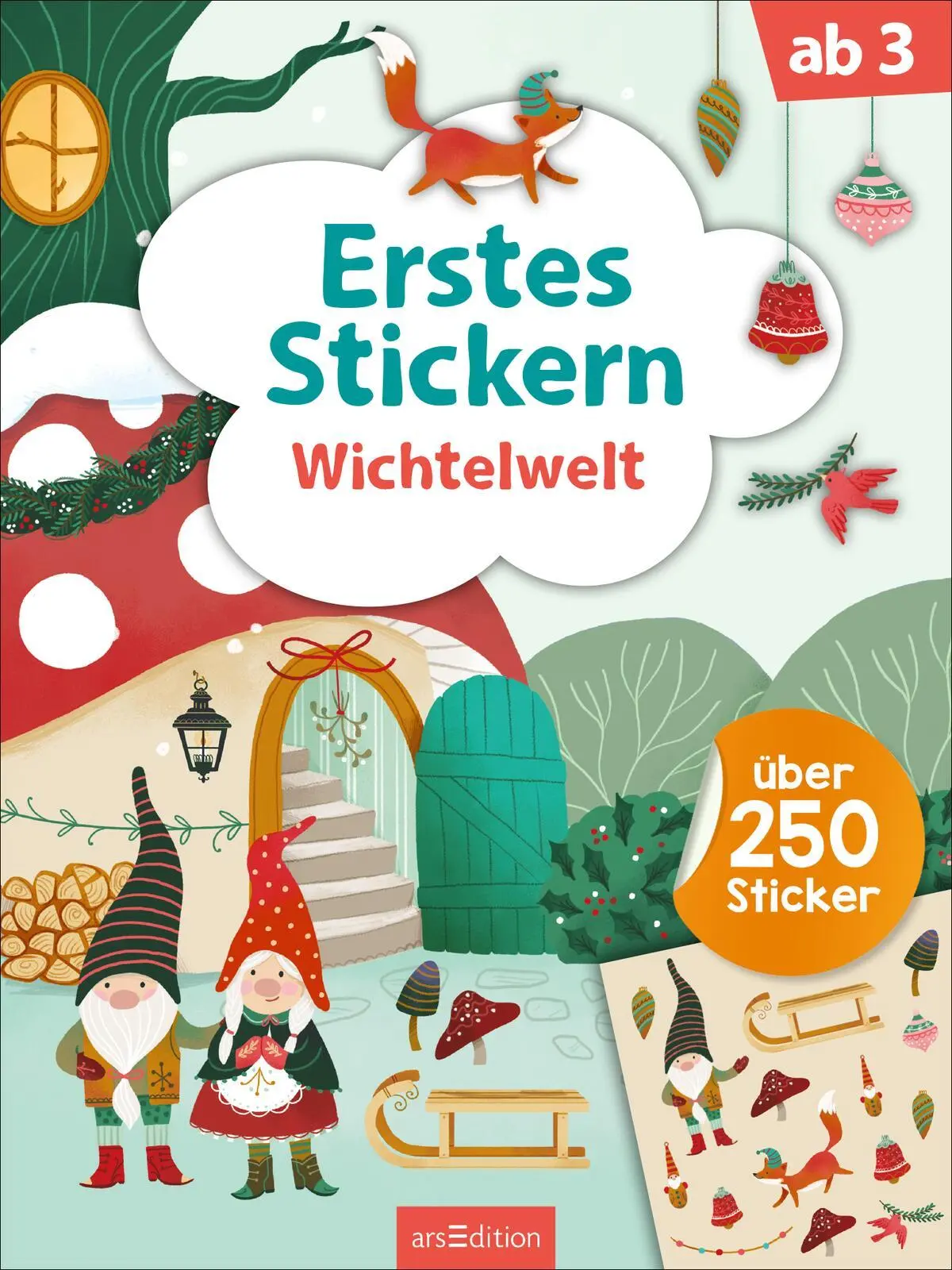 Bild: 9783845853741 | Erstes Stickern - Wichtelwelt | Über 250 Sticker | Laura Rosendorfer