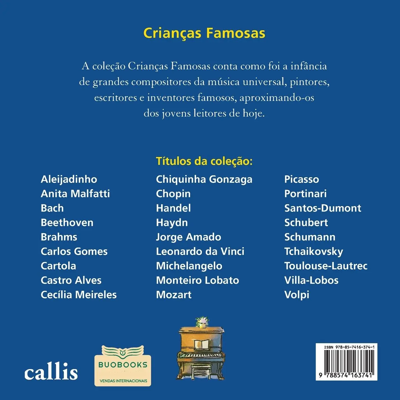 Rückseite: 9788574163741 | CHIQUINHA GONZAGA | Edinha Diniz | Taschenbuch | Crianças famosas