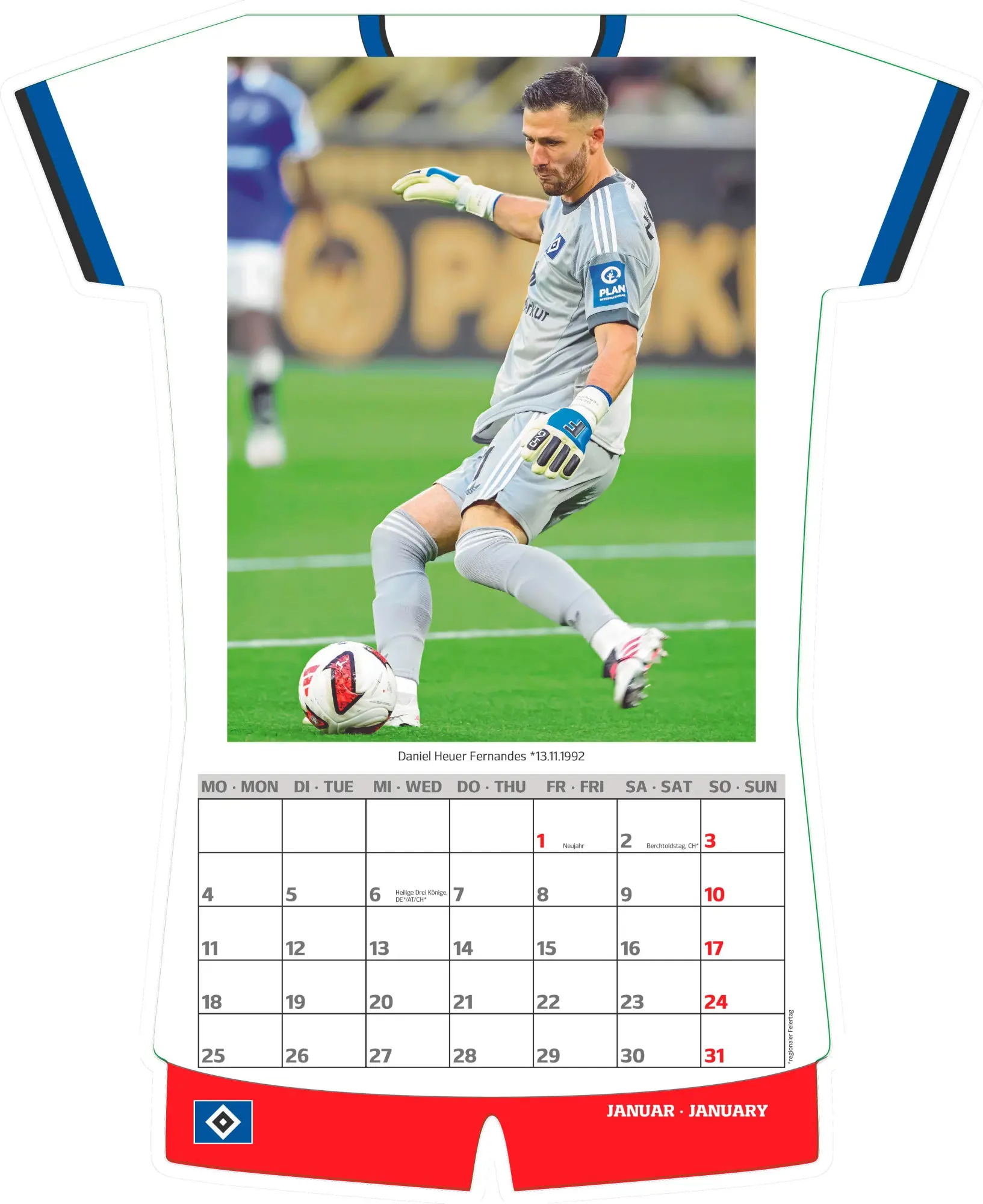 Bild: 4069095013841 | Hamburger SV 2027 | Neumann Verlage GmbH &amp; Co KG | Kalender | 14 S.