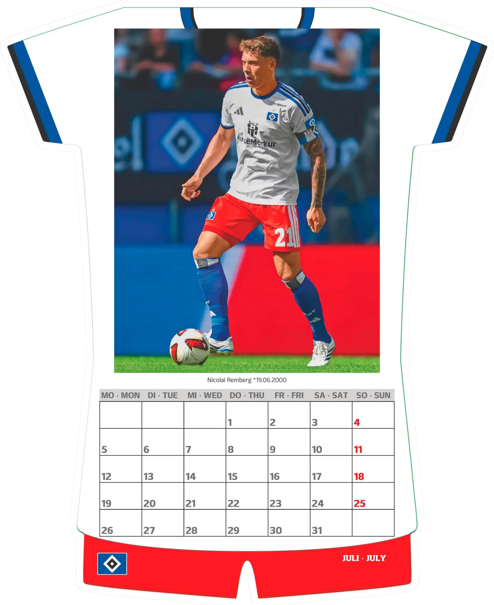 Bild: 4069095013841 | Hamburger SV 2027 | Neumann Verlage GmbH &amp; Co KG | Kalender | 14 S.