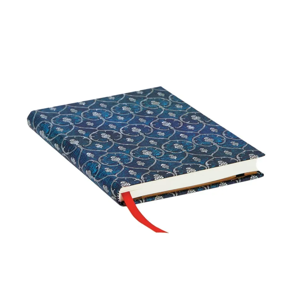 Bild: 9781439763841 | Notizbuch Samtblau Midi Liniert | Hardcover mit Elastikbandverschluss