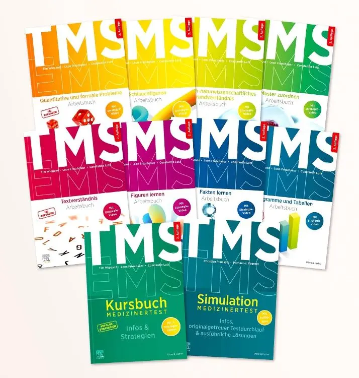 Cover: 9783437413841 | TMS &amp; EMS Kompendium - Alle Untertests, Kursbuch und Simulation für...