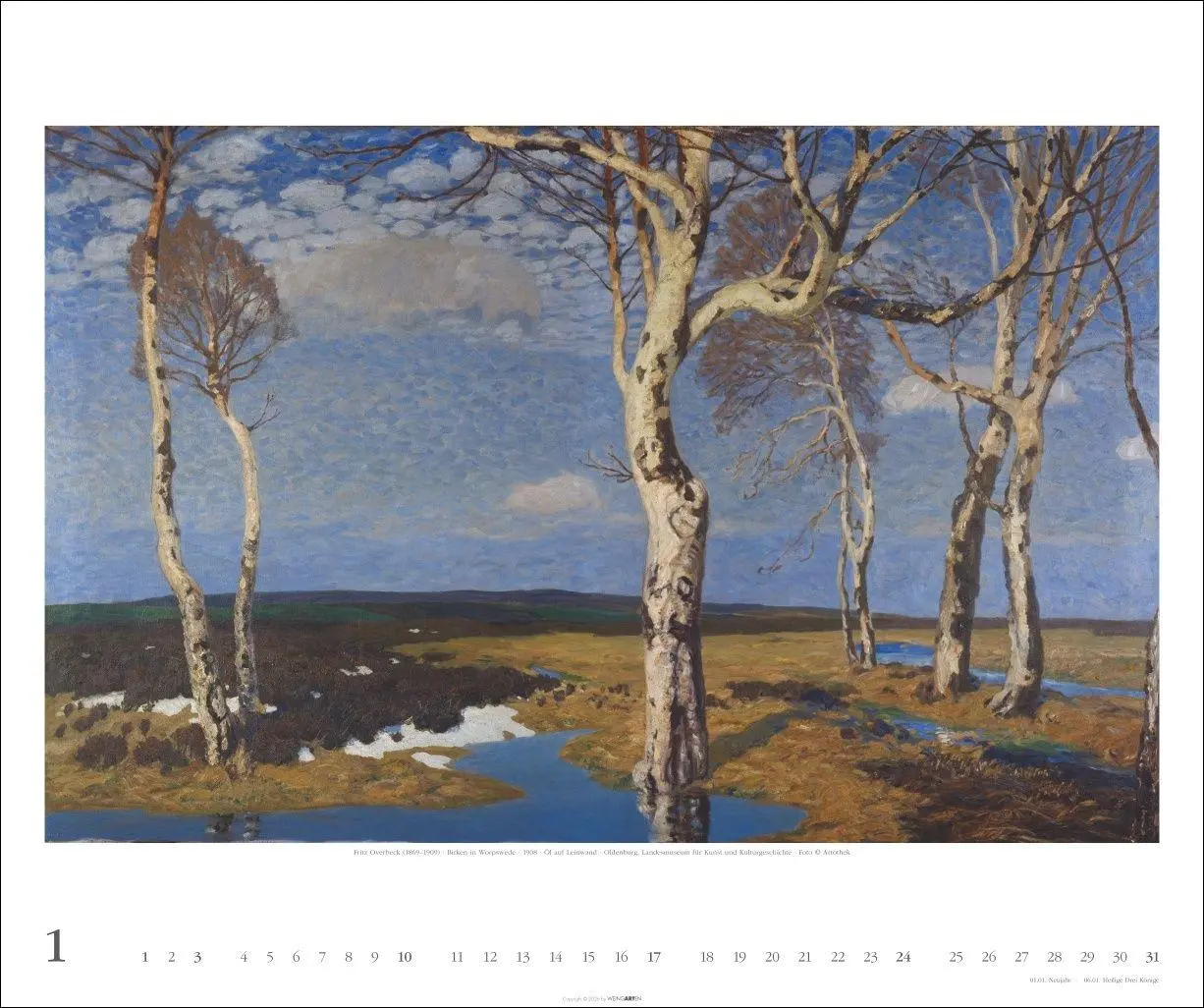 Bild: 9783839903841 | Worpsweder Landschaften Kalender 2027 | Ende | Kalender | 14 S. | 2027