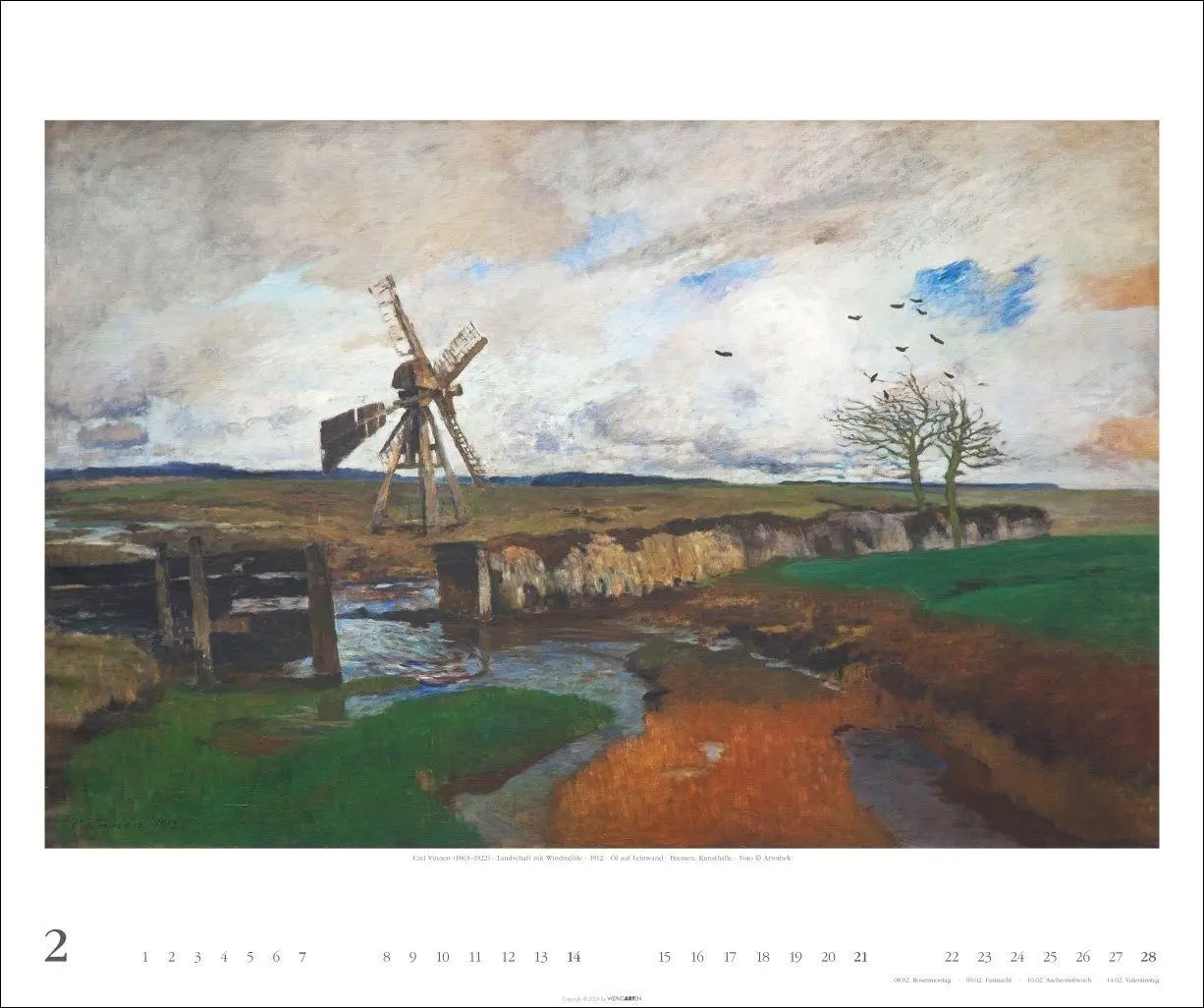 Bild: 9783839903841 | Worpsweder Landschaften Kalender 2027 | Ende | Kalender | 14 S. | 2027