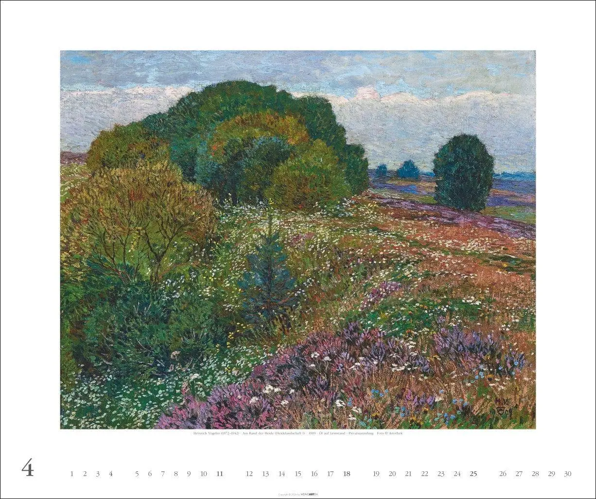 Bild: 9783839903841 | Worpsweder Landschaften Kalender 2027 | Ende | Kalender | 14 S. | 2027