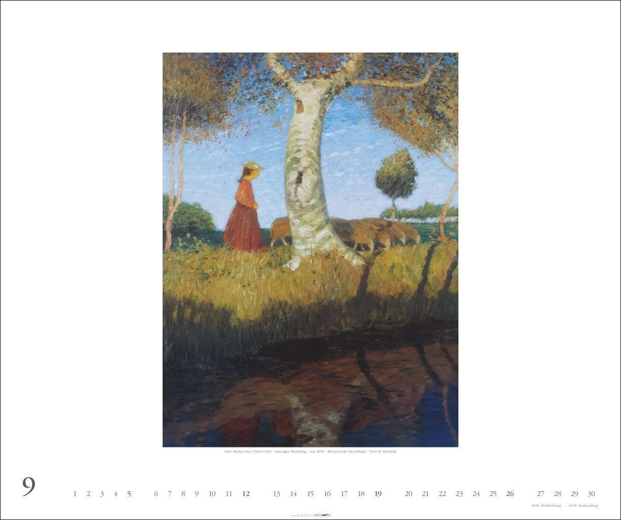 Bild: 9783839903841 | Worpsweder Landschaften Kalender 2027 | Ende | Kalender | 14 S. | 2027