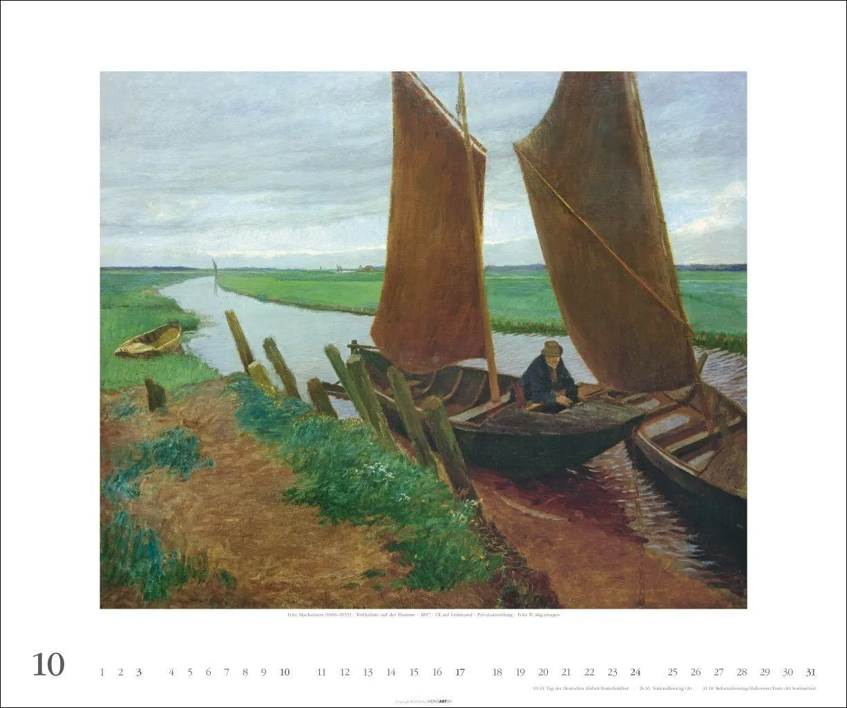 Bild: 9783839903841 | Worpsweder Landschaften Kalender 2027 | Ende | Kalender | 14 S. | 2027