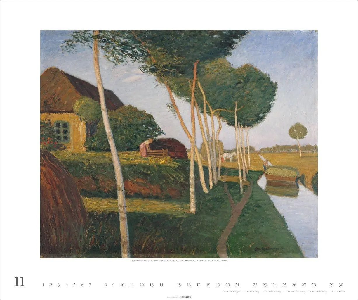 Bild: 9783839903841 | Worpsweder Landschaften Kalender 2027 | Ende | Kalender | 14 S. | 2027