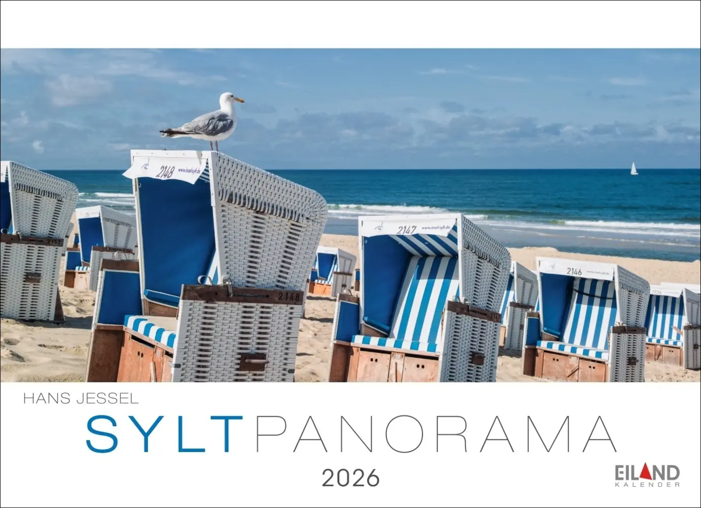 Cover: 9783964023841 | Sylt Panorama Postkartenkalender 2026 - Hans Jessel | Hans Jessel