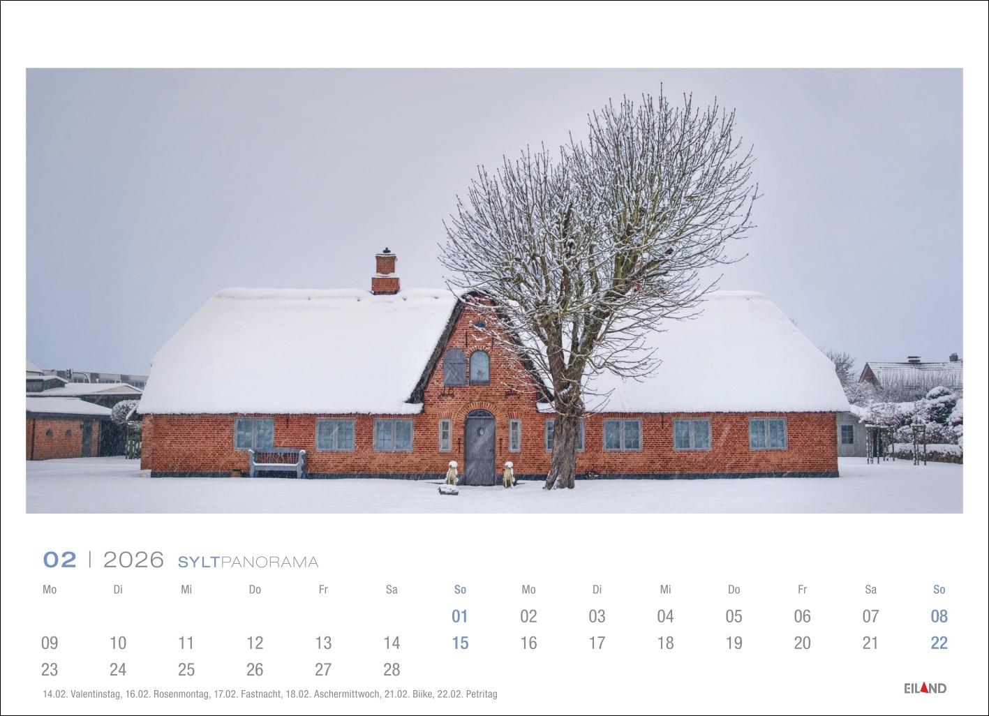 Bild: 9783964023841 | Sylt Panorama Postkartenkalender 2026 - Hans Jessel | Hans Jessel