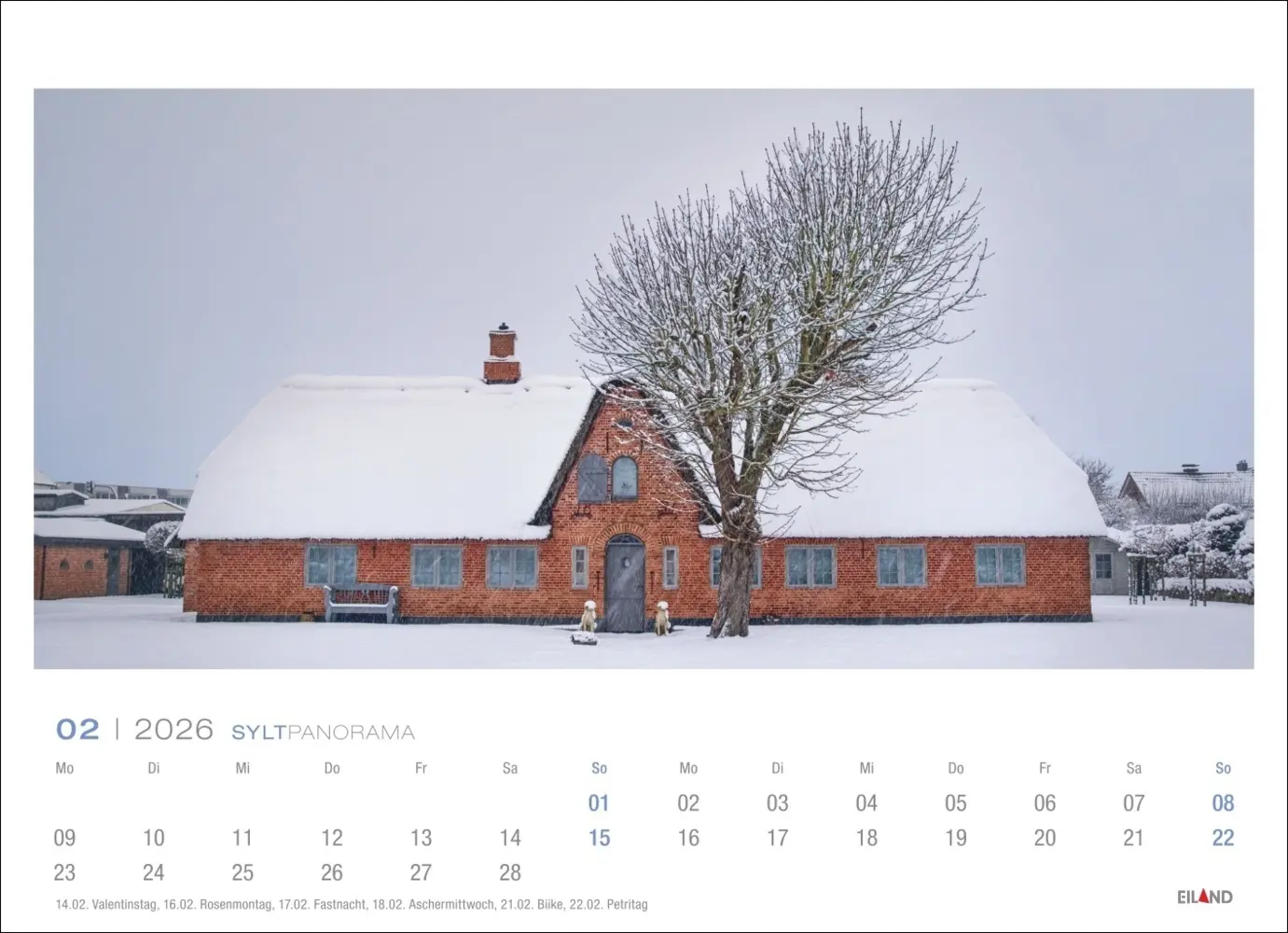 Bild: 9783964023841 | Sylt Panorama Postkartenkalender 2026 - Hans Jessel | Hans Jessel