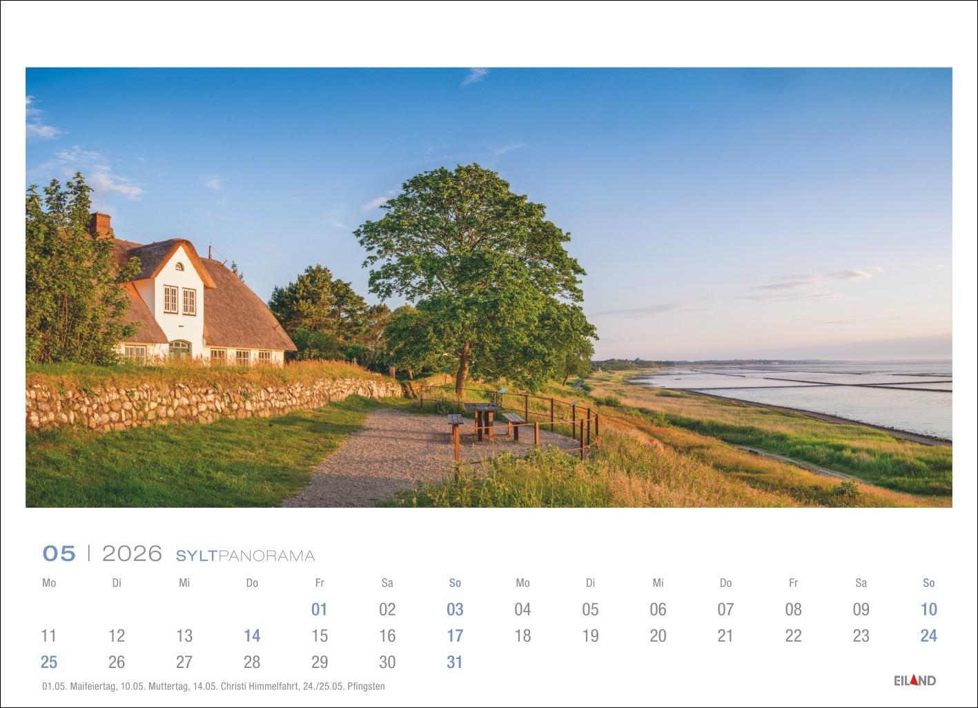Bild: 9783964023841 | Sylt Panorama Postkartenkalender 2026 - Hans Jessel | Hans Jessel